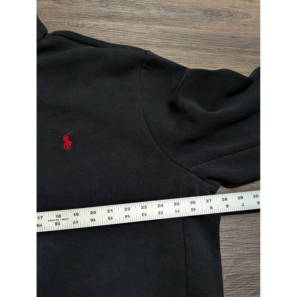 Polo Ralph Lauren Performance Mens XXL Black Quarter Snap Pullover Sweatshirt